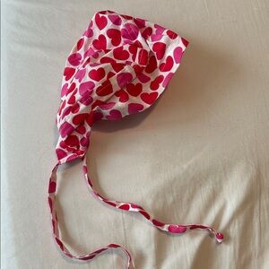 Heart Patterned surgical scrub cap